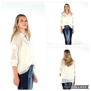 NWT CAbi Abbey Top Cami Hi Low 2 piece Set S Oversized Party Cocktail Work Chic